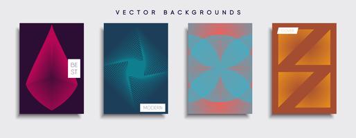 Minimal Vector cover designs. Future Poster template.