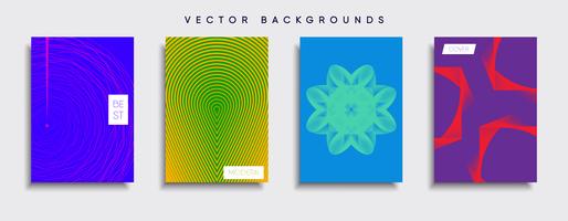 Minimal Vector cover designs. Future Poster template.