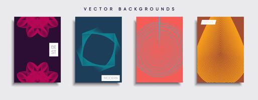 Minimal Vector cover designs. Future Poster template.