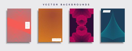 Minimal Vector cover designs. Future Poster template.