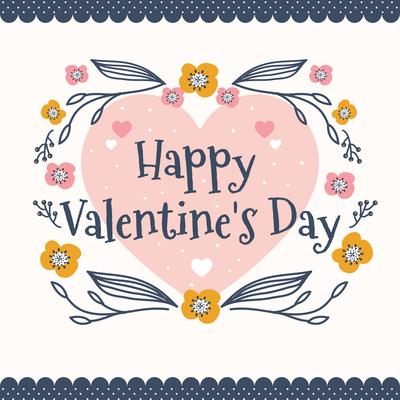 Happy Valentines Day Vector