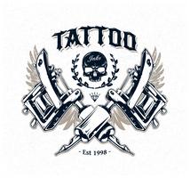 Tattoo Studio Poster vector