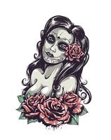 Day of dead sexy girl