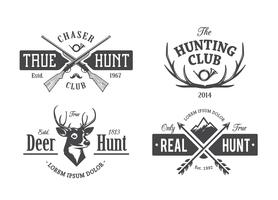 Vintage Hunting Emblems
