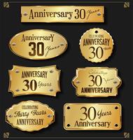 anniversary background vector