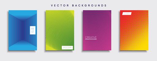 Minimal Vector cover designs. Future Poster template