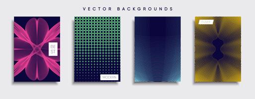 Minimal Vector cover designs. Future Poster template