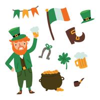 St Patrick's Day Doodles vector