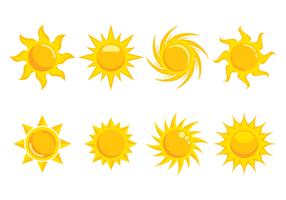 Sun Clipart Set vector