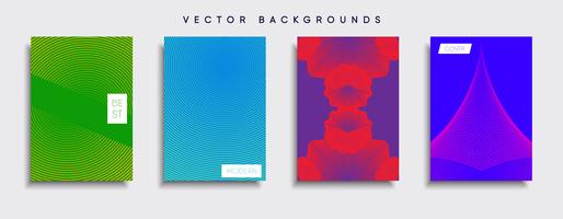 Minimal Vector cover designs. Future Poster template.