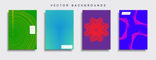 Minimal Vector cover designs. Future Poster template.