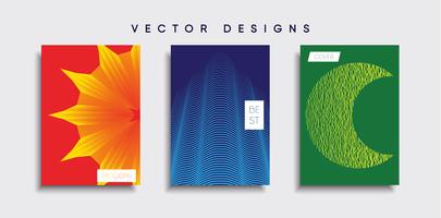 Minimal Vector cover designs. Future Poster template.