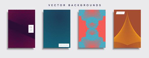 Minimal Vector cover designs. Future Poster template.