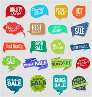 Vintage Style Sale Tags Design vector collection