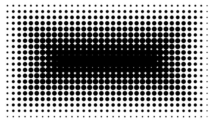 Detailed vector halftone for backgrounds and designs