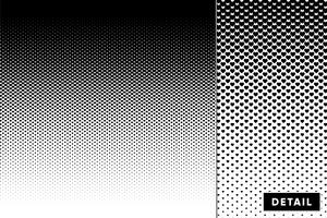 Detailed vector halftone for backgrounds and designs