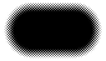 Detailed vector halftone for backgrounds and designs