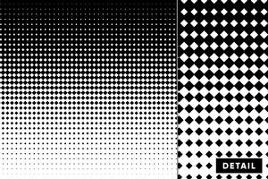 Detailed vector halftone for backgrounds and designs