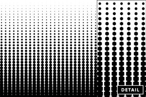 Detailed vector halftone for backgrounds and designs