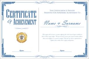 Certificate  vector