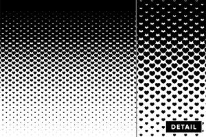 Detailed vector halftone for backgrounds and designs