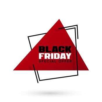 Ilustración de vector de venta de viernes negro