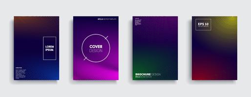 Minimal Vector cover designs. Future Poster template.