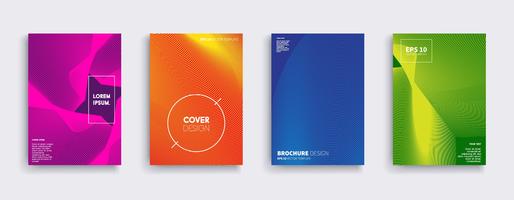 Minimal Vector cover designs. Future Poster template.