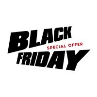 Black Friday sale vector illustration