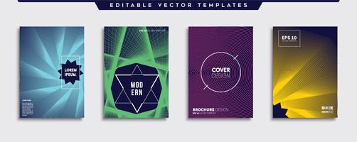 Minimal Vector cover designs. Future Poster template.