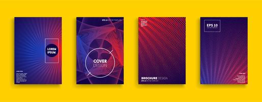 Minimal Vector cover designs. Future Poster template.