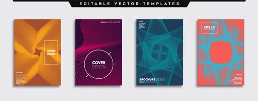 Minimal Vector cover designs. Future Poster template.