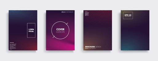 Minimal Vector cover designs. Future Poster template.