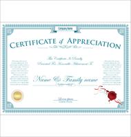 Certificate vector