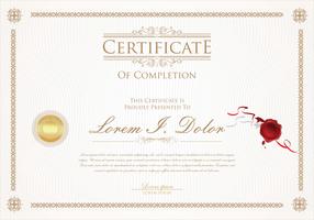 Certificado vector