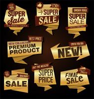 Vintage Style Sale Tags Design vector collection