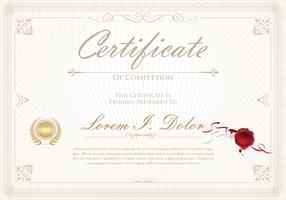 Certificado vector