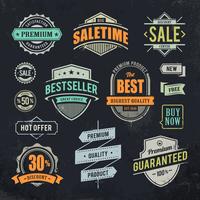 Grunge sale emblems vector