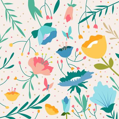 Abstract Flower Background