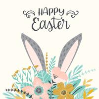 Happy Easter. Vector template for card, poster, flyer and other users.