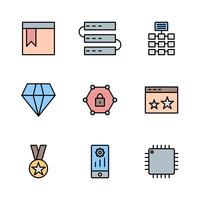 Set of Vector SEO Search Engine Optimization Icons