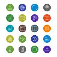 Set of Vector SEO Search Engine Optimization Icons