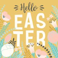 Happy Easter. Vector template for card, poster, flyer and other users.