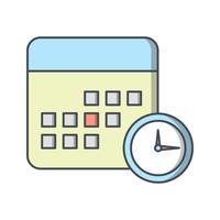 Business Deadline Vector Icon