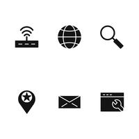 Set of Vector SEO Search Engine Optimization Icons