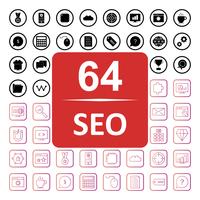 Set of Vector SEO Search Engine Optimization Icons