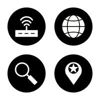 Set of Vector SEO Search Engine Optimization Icons