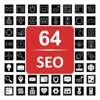 Set of Vector SEO Search Engine Optimization Icons