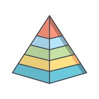 Pyramid Vector Icon