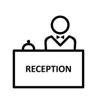 Reception Vector Icon